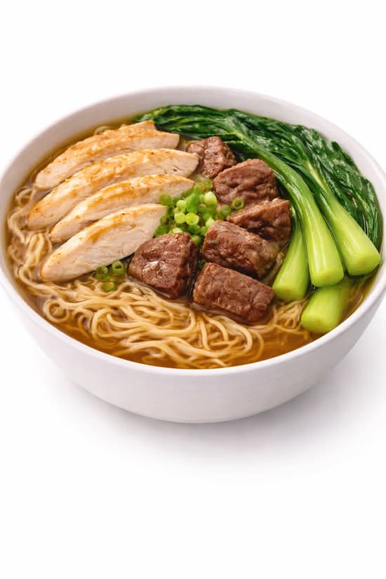 Combination Egg Noodle Soup 杂烩汤面